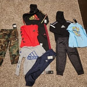 Boys Size 4 Adidas & Jordan Lot